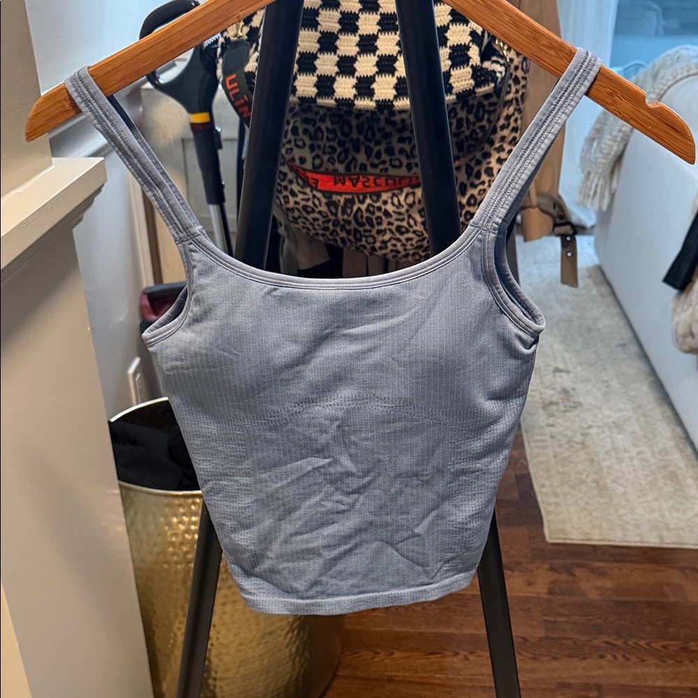 lululemon Blue Tank Top, built in bra - Size 6